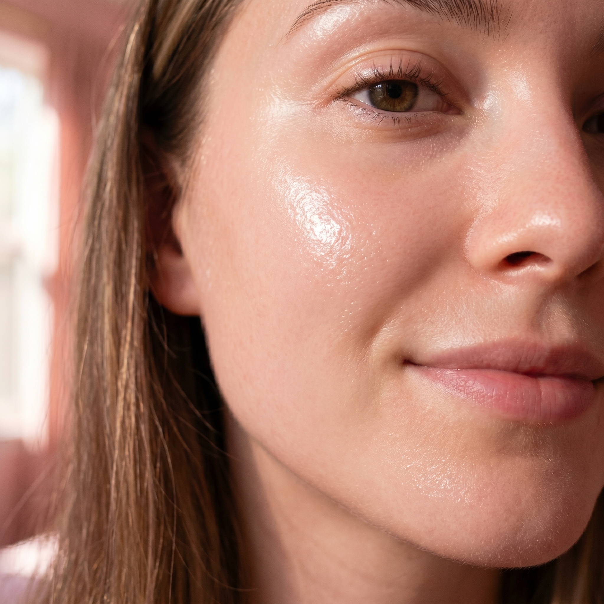 Dewy skin glow